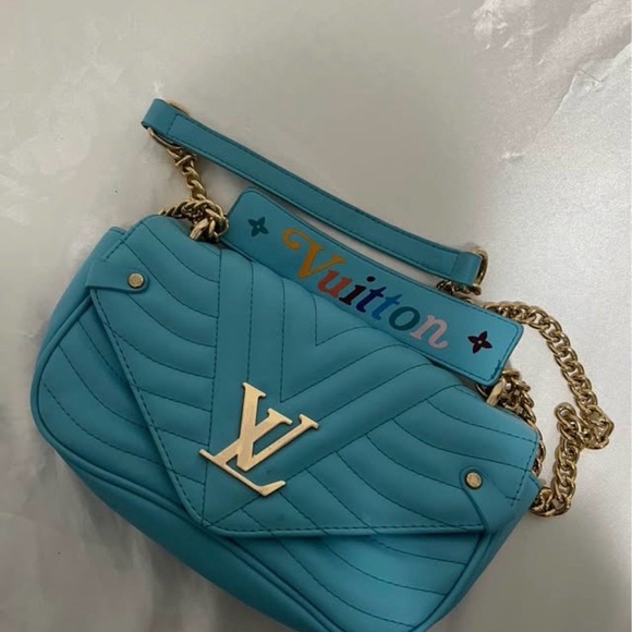 Louis Vuitton Handbags - Louis Vuitton Turquoise Quilted Shoulder Bag